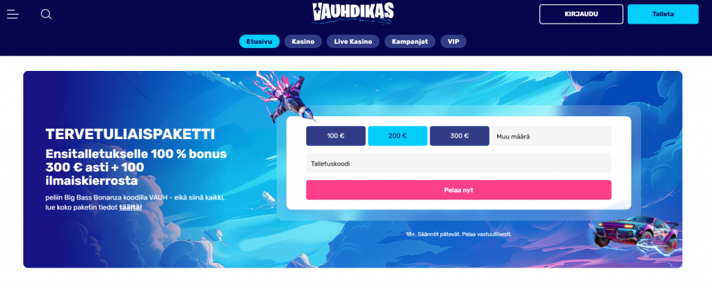 Vauhdikas MGA kasino: pikatalletus ja verovapaat kotiutukset
